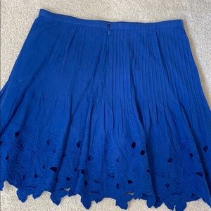 J Crew Like New cotton pleated mini skirt. Size 4